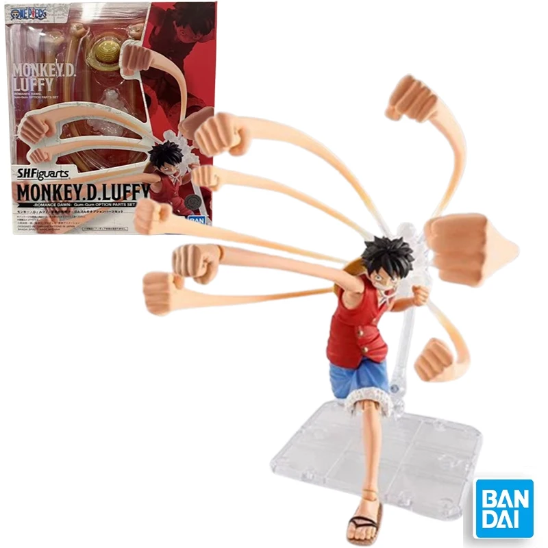 

Bandai Shf S.H.Figuarts One Piece Luffy Romance Dawn Gum-Gum Option Parts Set Figure Finished Model Anime Action Toy Kid Gift