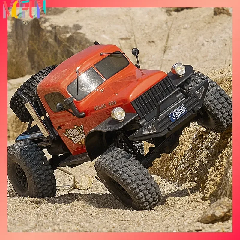 FMS 1 10 Atlas Bullfighter RC Crawler 4 Wheel Drive Simulated Pickup Truck Off Road Remote Control Hobby Model Toy for Outdoor