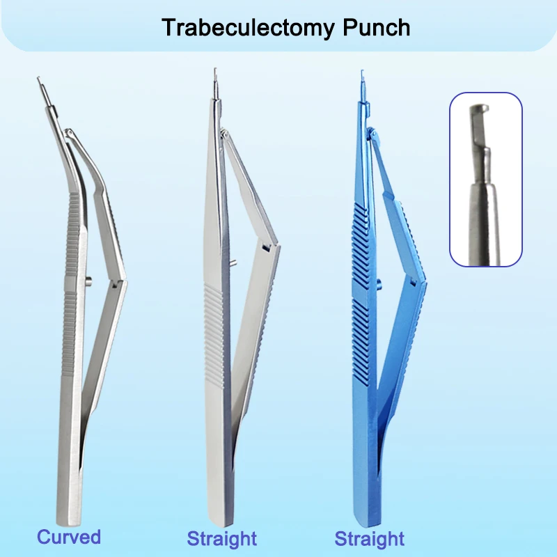 1pcs Trabeculectomy Punch Vitreo-retinal Triangular Scleral Bite Cutter Stainless Steel/titanium Alloy Ophthalmic Instrument