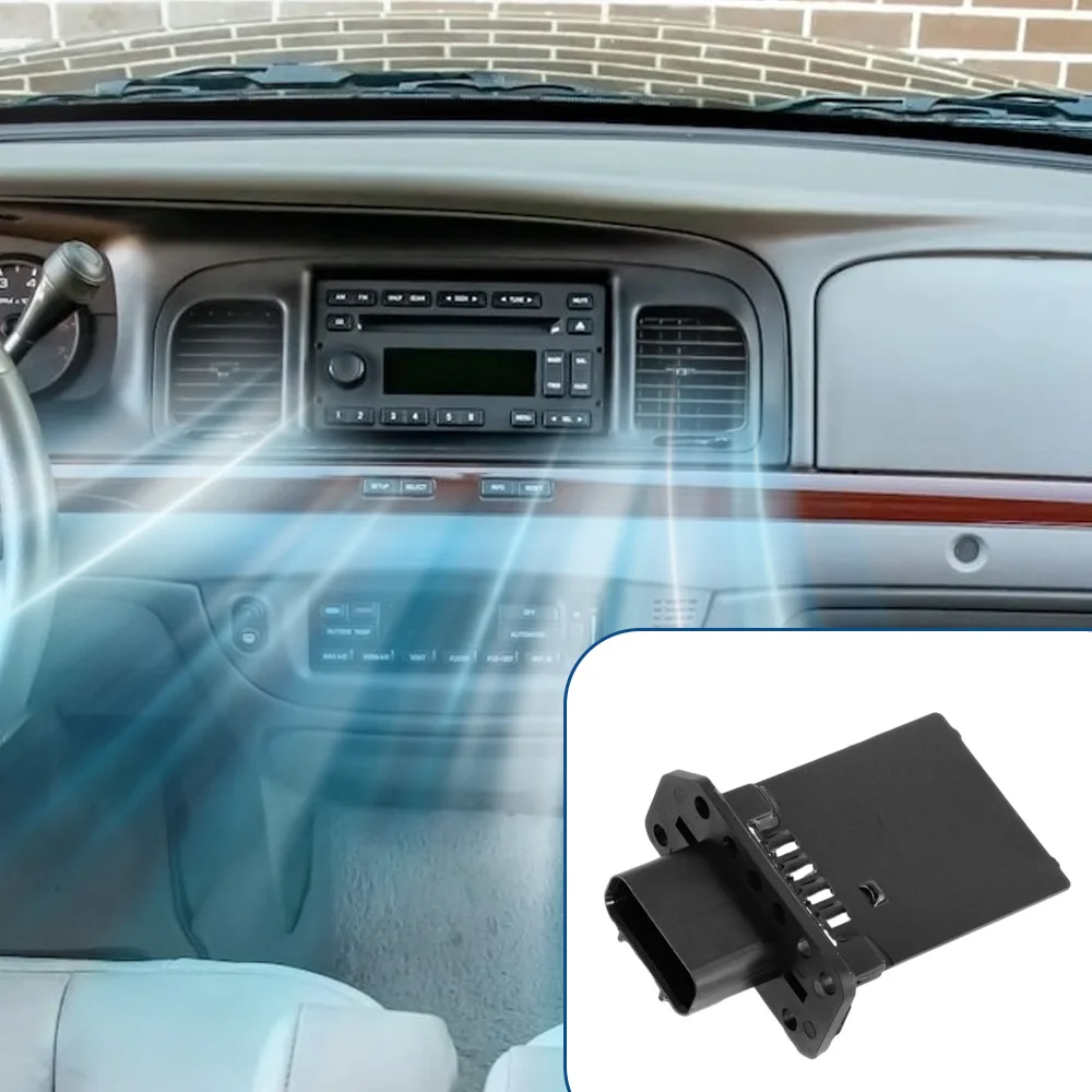 

4W7Z19A706A, 973553 Автомобильный 4-контактный резистор двигателя вентилятора отопителя HVAC для Ford Crown Victoria Mercury Grand Marquis 2016-2011