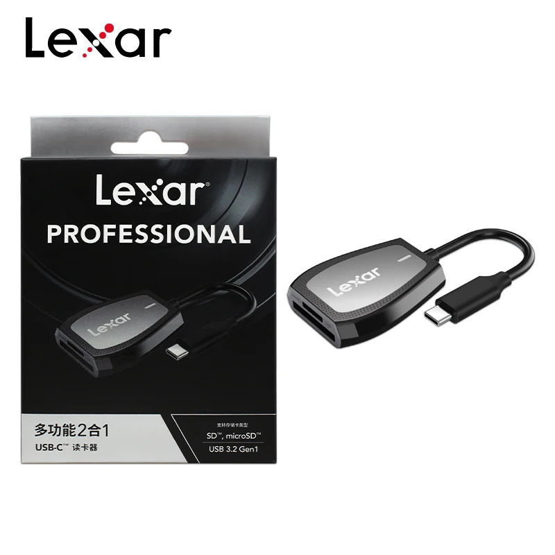 yZ[zIWi Lexar vtFbVi RW47 USB3.2 Gen 1 Type C J[h[_[ fAXbg[_[ }CNSDJ[h/SDJ[hΉ ő312MB/s