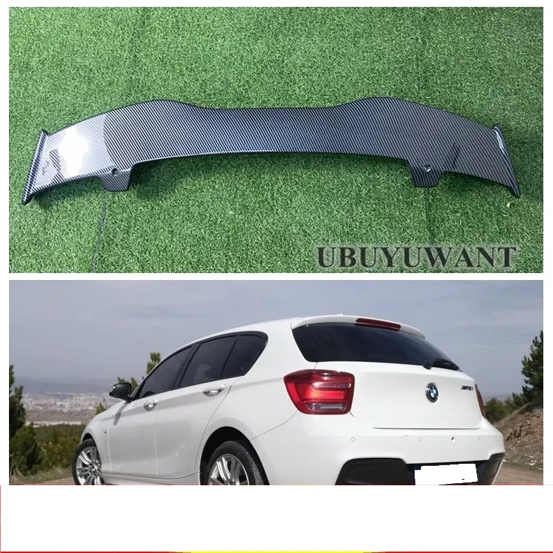 Roof Spoiler for BMW 1 Series F20 F21 116i 120i 118i M135i Hatchback 2011-18 High Quality ABS Carbon ABS Rear Roof Wing Spoiler