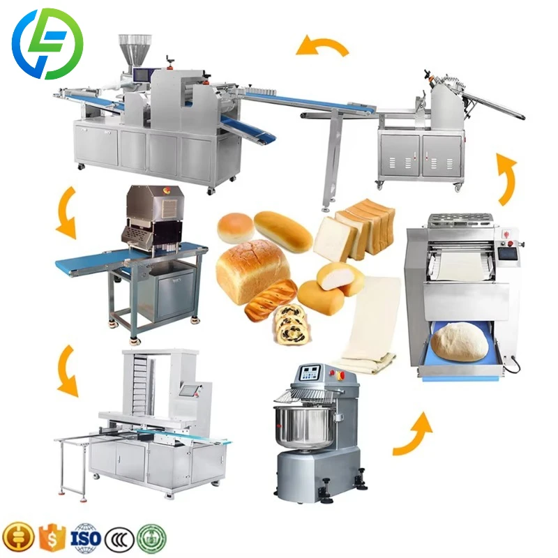 Customize Commercial Bakery Multifunctional Bread Maker Complete Automatic Production Line for Restaurants Bakeries