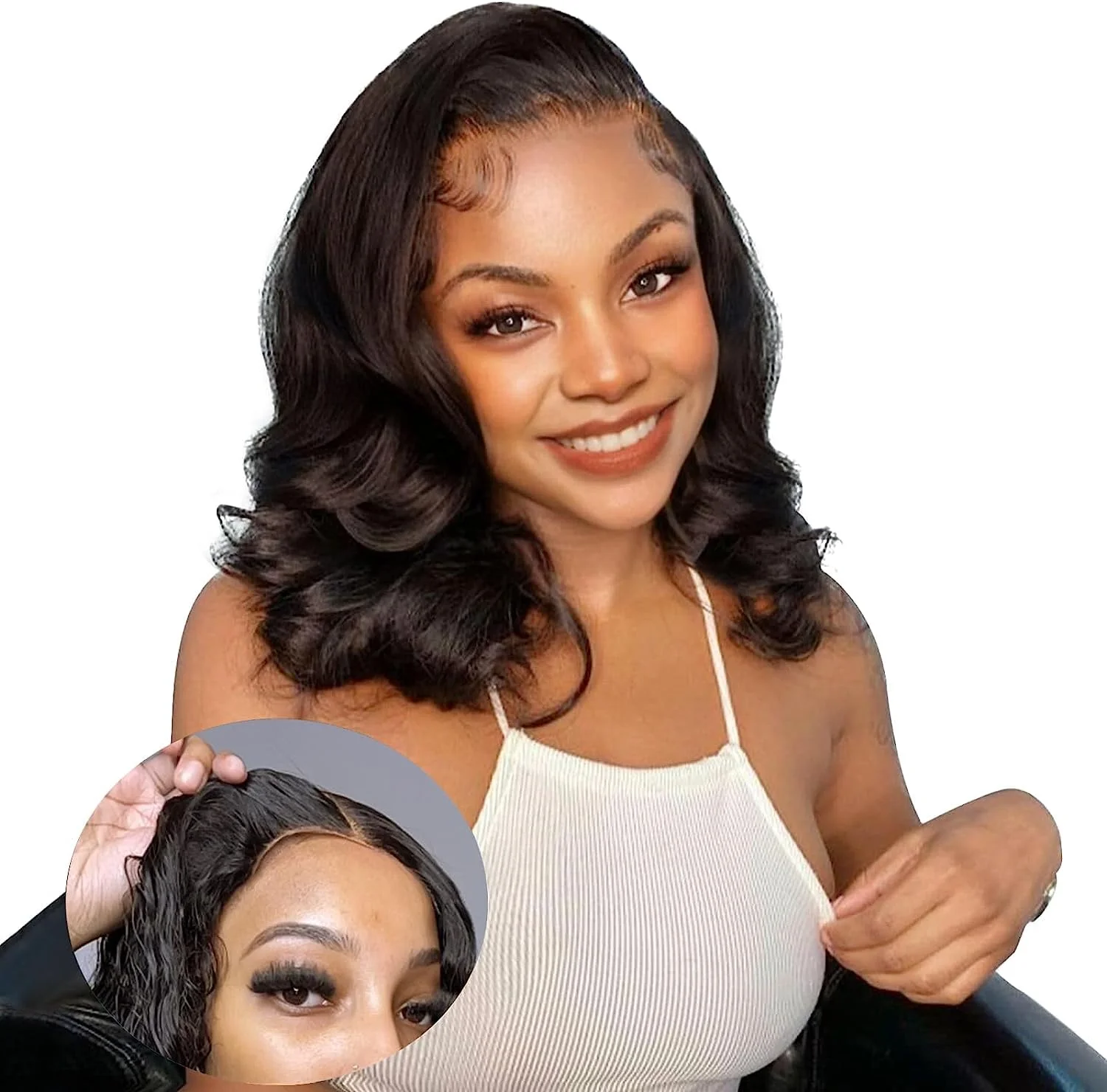 

Body Wave Bob Wigs 5x5 Closure Transparent Lace Front Human Hair Wigs on Sale 4x4 Closure Short Glueless Wigs for Women Choice