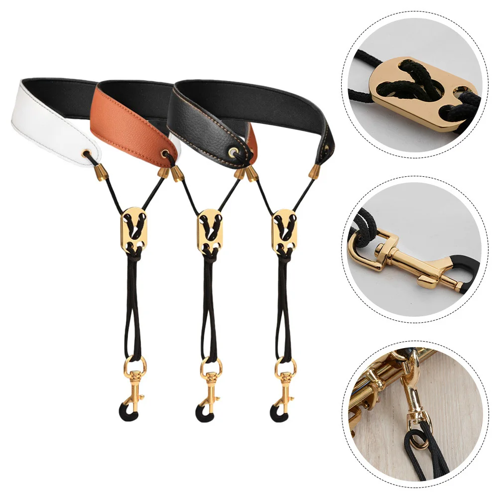 

3Pcs Universal Saxophone Neck Strap for Alto Tenor Soprano High-Grade Material Long-Lasting Comfortable Practice Performance