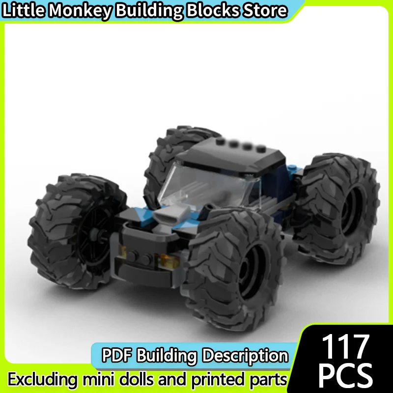 

Speed Racing Car Model MOC Building Bricks Off-Road Vehicle Modular Technology Children Holiday Gifts Assemble Toys Suit