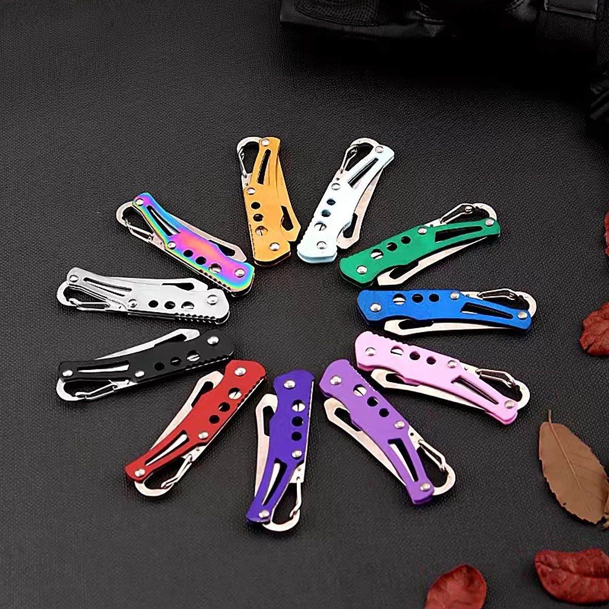 سكين جيب ثلاثي القطع مع سلسلة  - مراجعة Edc Carry Piece وسعره