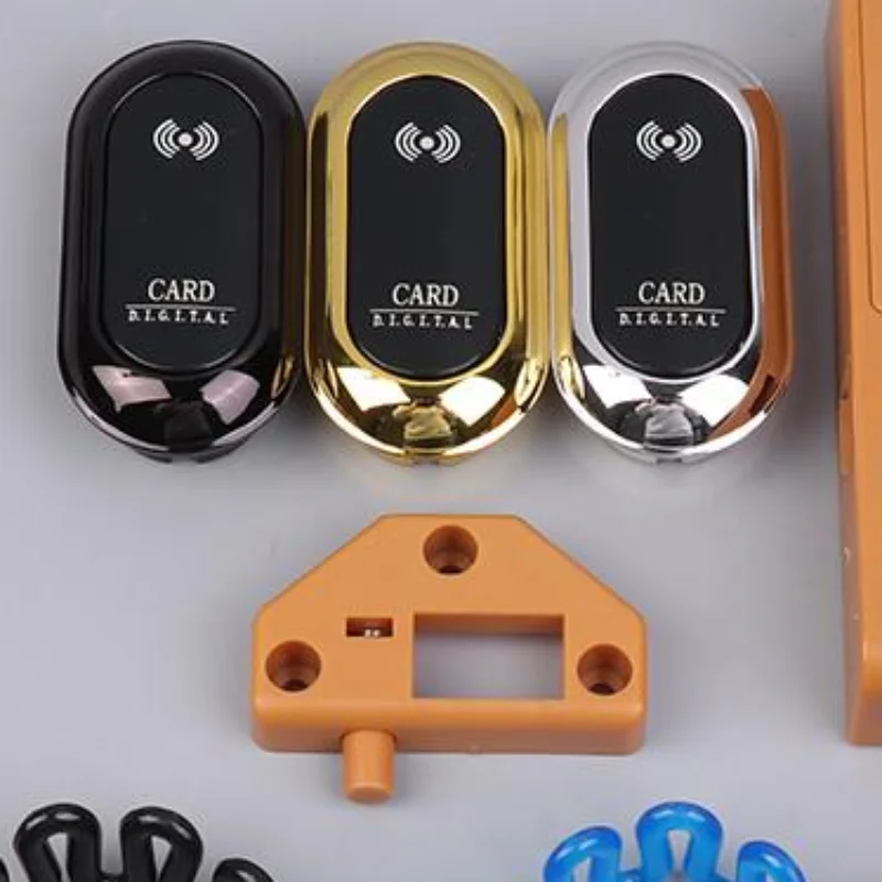 Electronic Box Lock Cabinet Lock with 1 Card and Key Included Suitable for School Locker Gym Changing Room Storage 1 Pcs