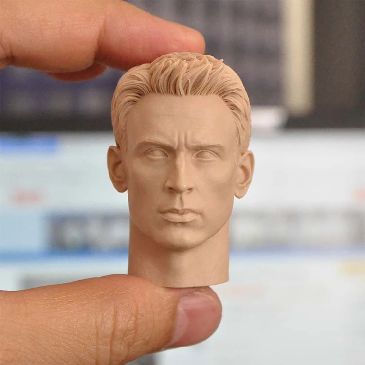 1/6 Die Cast Resin Picture Model Assembly Kit Captain Head Sculpting (55mm) Unpainted Free Shipping