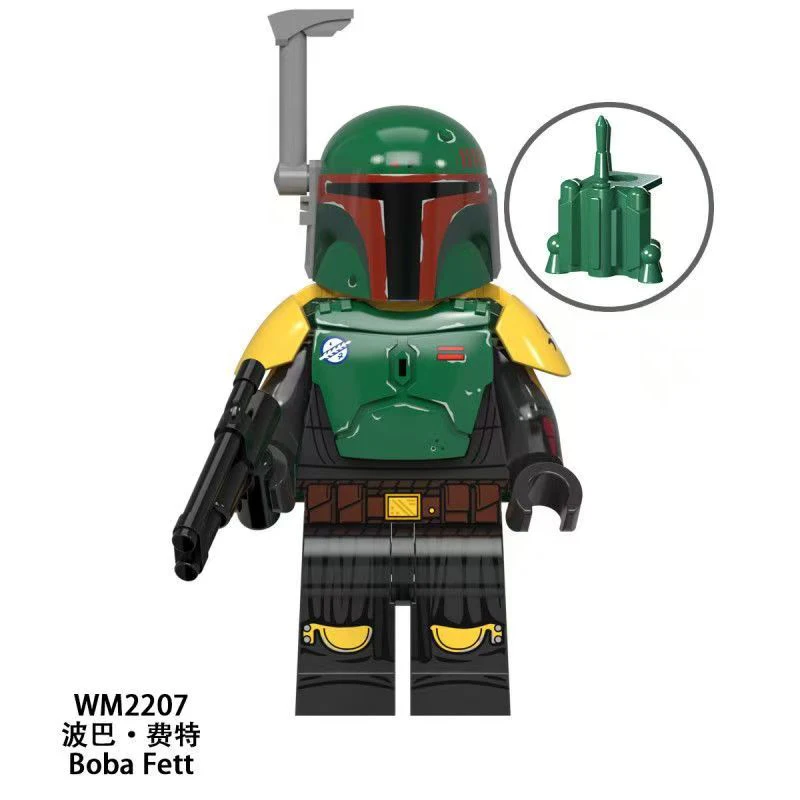 New Star Wars The Mandalorian Architecture Vizsla Assembled Minifigure Action Figure Model Children's Gift Toy Series Decorate