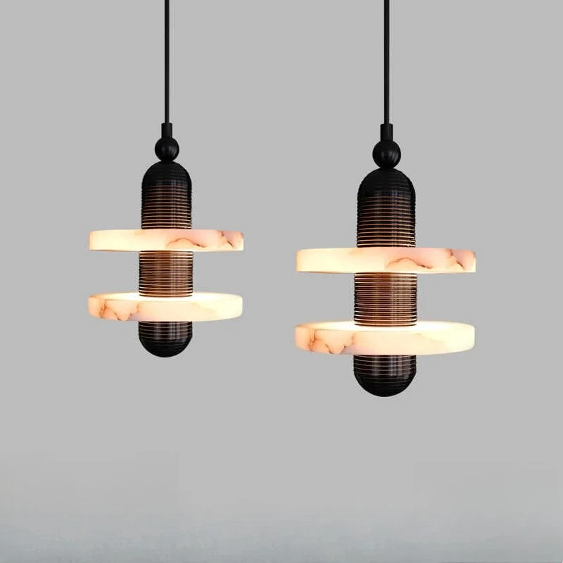 

Spanish natural marble chandelier modern simple living room bedroom bedside dining room bar study entrance