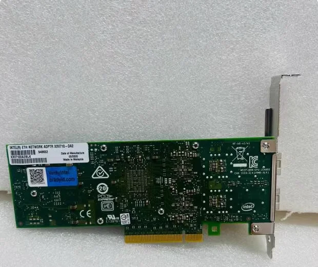 محول شبكة إيثرنت ثنائي المنفذ XXV710-DA2 25 جيجا بايت الأصلي 25 جيجا بايت