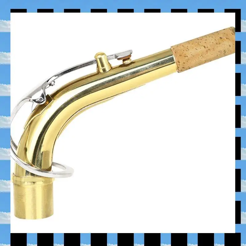 ABME عازمة الأنابيب المعبرة أعلى-E شقة ألتو ساكسفون النحاس الرقبة العتيقة أداة الملحقات #1