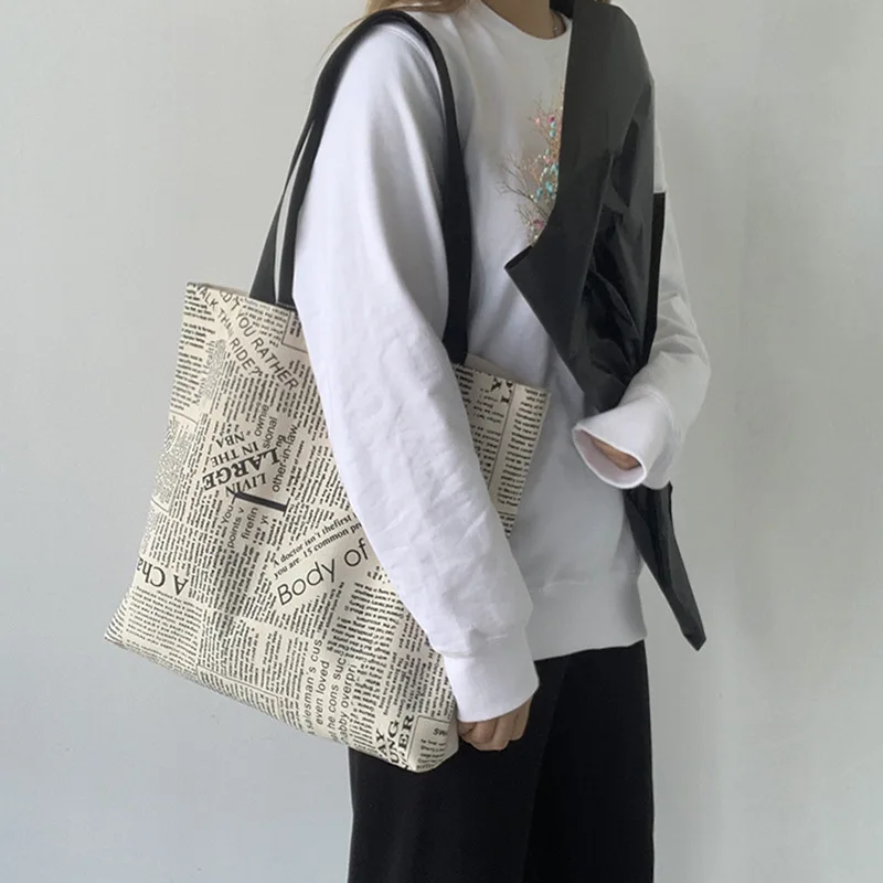 Canvas Messenger Bag Women's One Shoulder High-capacity Purses Handbags Luxury Cute Crossbody High Quality Casual Classic Style 
