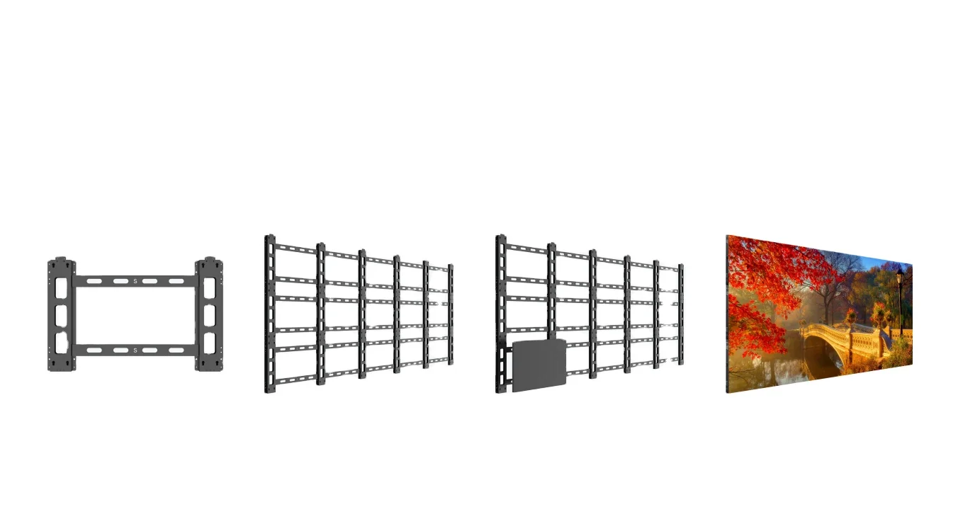 190 Inches 1:1 Aspect Ratio P1.25mm 4K Micro LED COB Indoor Shopping Mall Video Wall Panels 5 Year Warranty 800cd Brightness