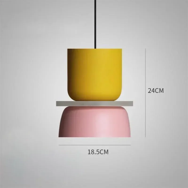 

New Modern Pendant Lamp Led Nordic Hanging Suspension Bedside Living Bedroom Study Bar Dining Room Lighting Macaron Decor Lights