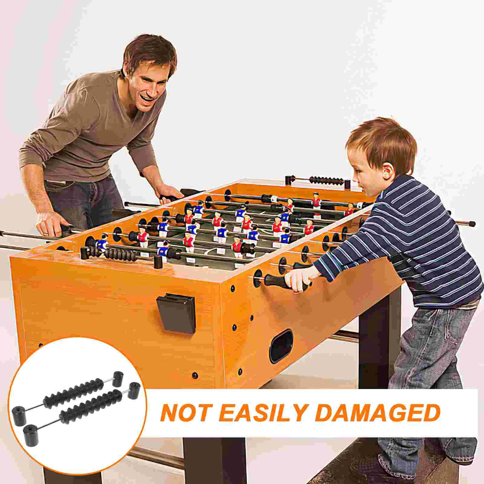 2 Pcs Football Table Foosball Counters Desktop Soccer Black Portable Games Scoring Multipurpose Sturdy Practical