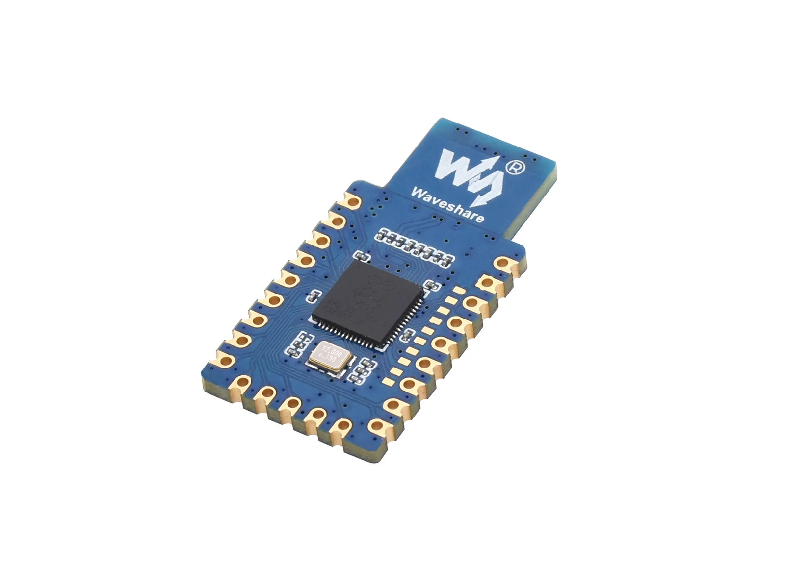 Placa Waveshare-MCU adequada para aplicações SMD, 4MB Flash, Raspberry Pi RP2040, RP2040-One