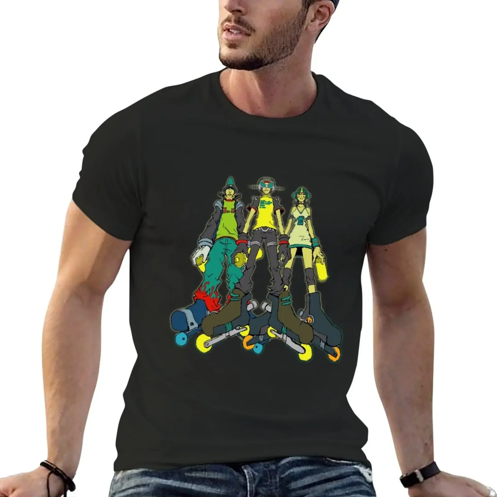 

New Jet Set Radio Future (JSRF) The GGs T-Shirt t-shirts man sublime t shirt Short sleeve mens tall t shirts