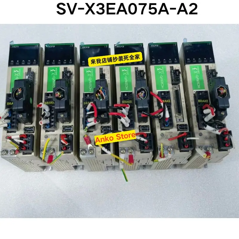 Second-hand test OK ，SV-X3EA075A-A2 servo driver