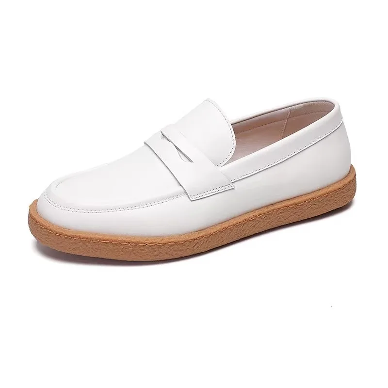 High End Handmade Loafers Men's Genuine Leather Soft Soled Business Casual British Style Slip on Dress Work Leather Shoes Male