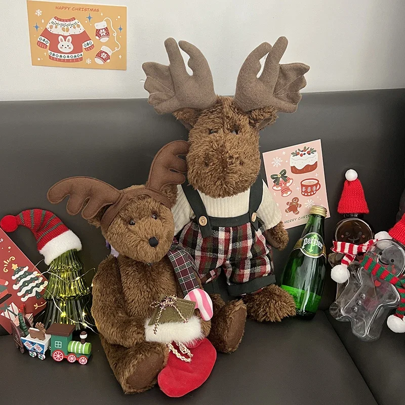 

cute new exquisite teddy bear plush stuffed toys, plush joint elk becomes teddy bear doll kids toys for kids Christmas gift