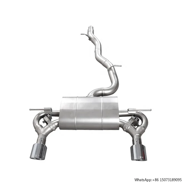 High Performance Exhaust Muffler with Voice Command  Valve Control System  for  TT TTS 2.0T 3.2