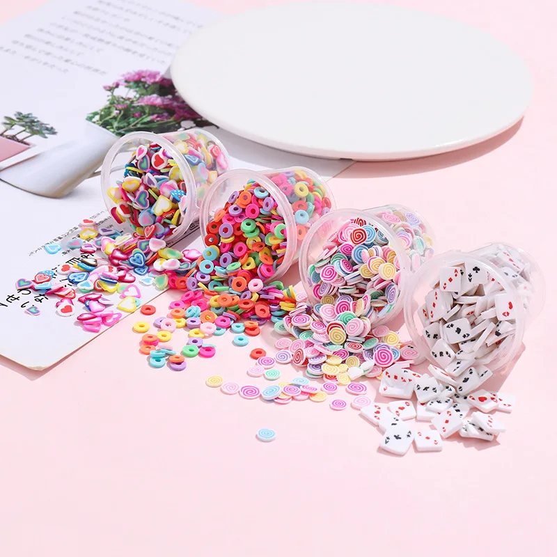 Canned DIY cream glue phone case handmade material wrapped sugar granules love heart flower resin soft ceramic gadgets