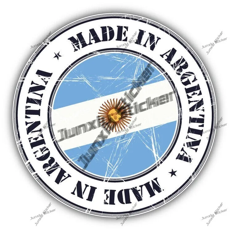 روزاريو بوينس آيرس أرجنتين مدينة البيضاوي أعلام الفينيل ملصقات كرة القدم الأرجنتينية مع الملحقات الخارجية للخريطة الوطنية
