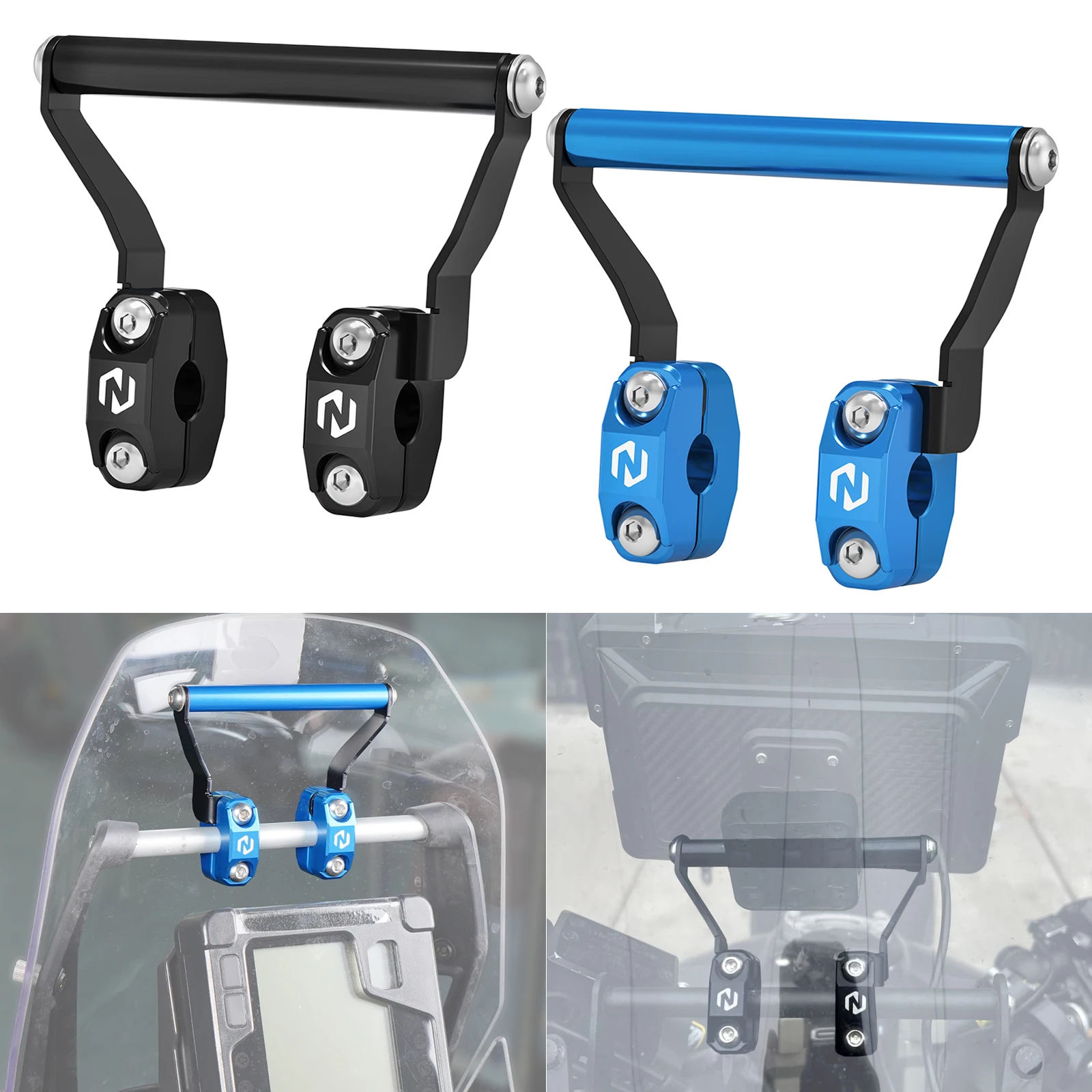 

Motorcycle GPS Navigator Holder Mounting Bracket for Yamaha Tenere 700/Rally Edition 2019 2020-2024 Aprilia Tuareg 660 2022-2024