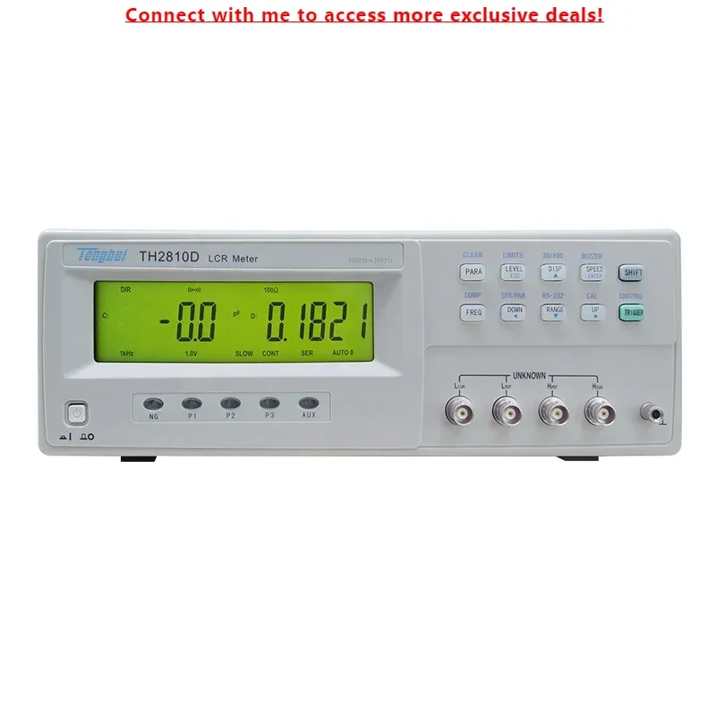 

TH2810D Digital LCR Meter RCL Bridge For Inductance Resistance TH2811D