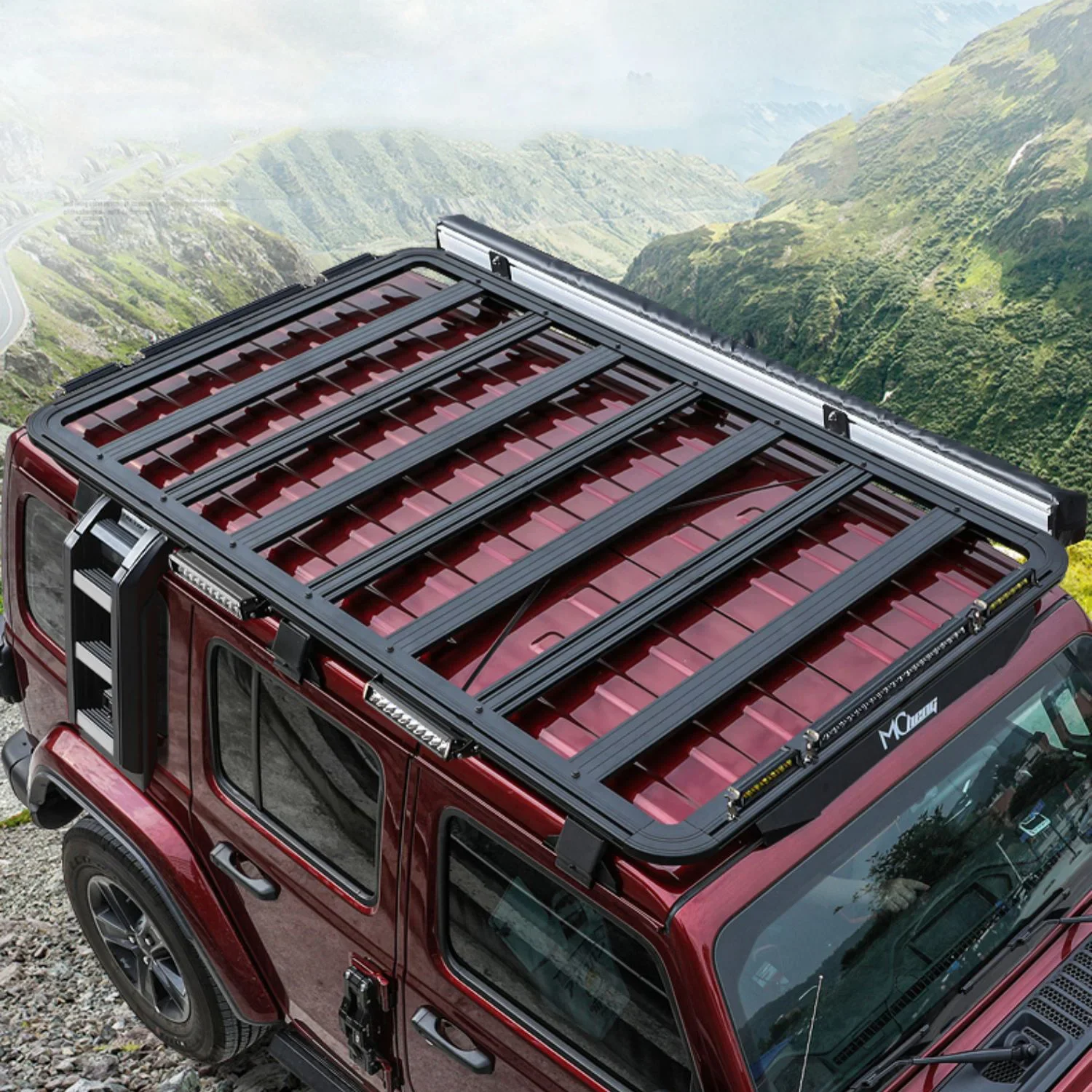 High Quality 4x4 Car Roof Racks Jeep Wrangler jk jl Accessories Luggage Carrier Jeep Wrangler Cargo Basket Rack