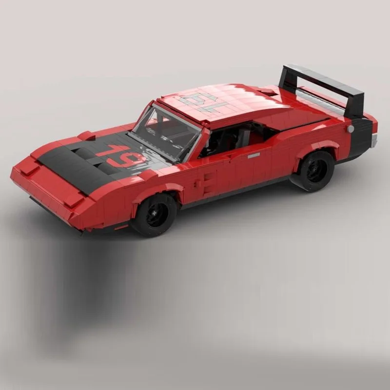 City Car Model MOC Building Bricks High-Performance Racing Car Modular Technology Children Holiday Gifts Assemble Toys Suit