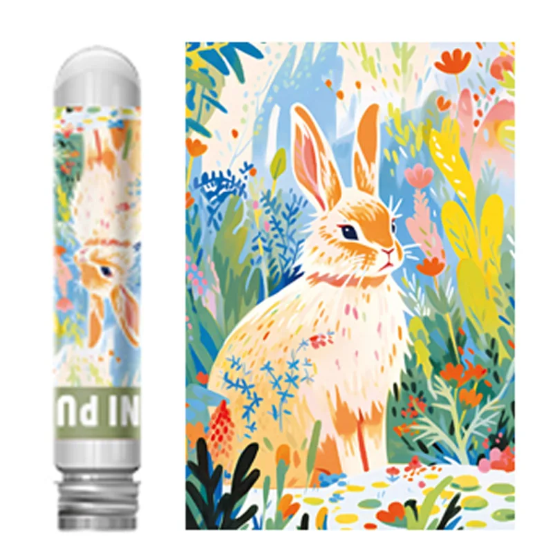 

10*15cm 150 Pieces Mini Jigsaw Puzzles For Adults Kids Rabbit Small Animal Series Painting Capsule Tube Intelligent Game Toys