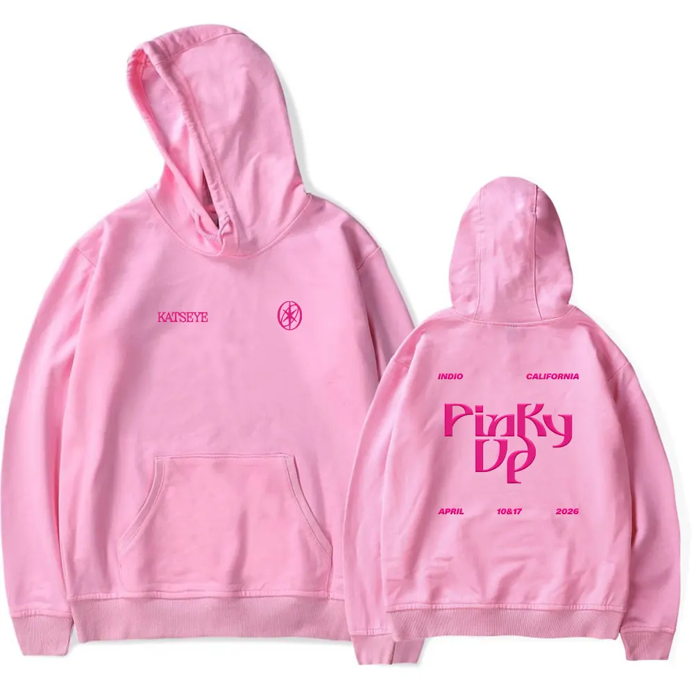 Katseye Hoodie New Merch Pinky Up Men Women Fashion Hooded Sweatshirt Unisex Trend Hip Hop Long Sleeve Pullovers