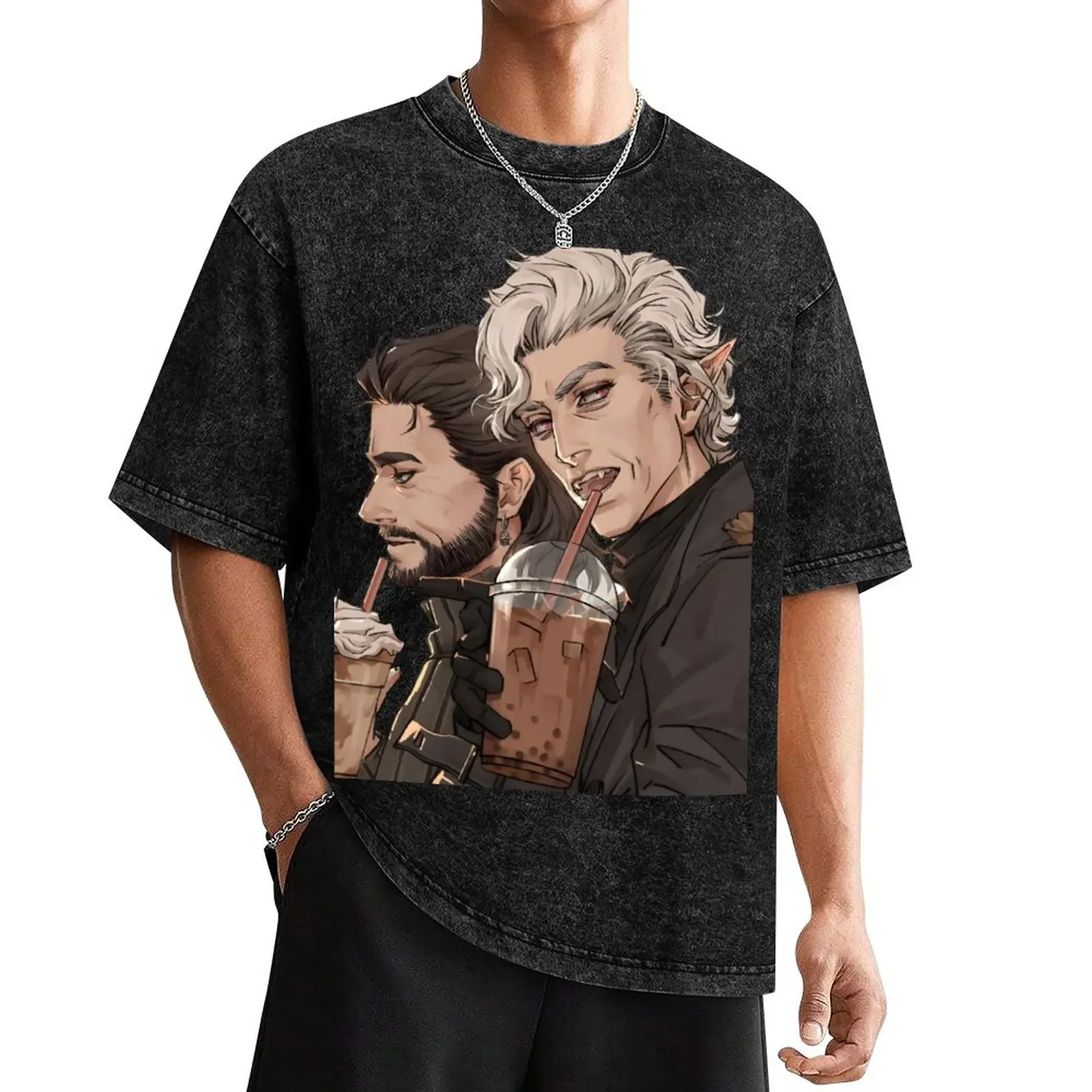 

Astarion T-Shirt sports fans street wear anime clothes mens graphic t-shirts anime