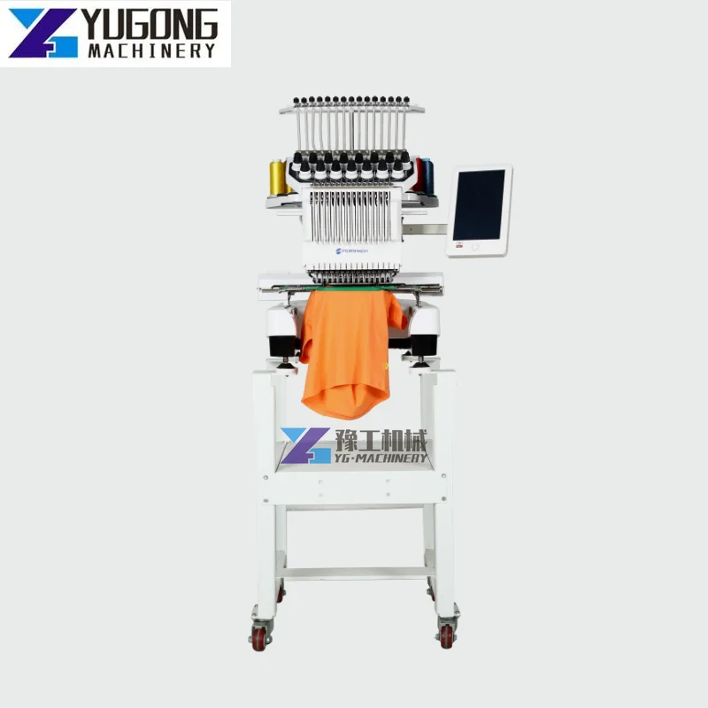 High Speed Industrial Brother Computerized Embroidery Sewing Machines Factory Price Embroidery Machine Sewing Clothes Flat Hat