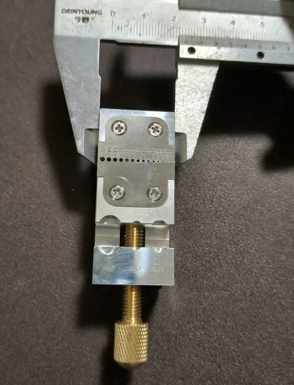 Tang Aloi aluminium, penunjuk Tube penjepit Manual Vise jam tangan, alat pengencang Collet alat perbaikan jam tangan pegangan kepala