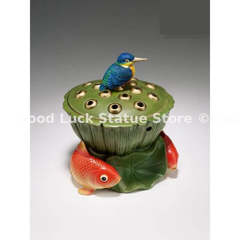 NIAN NIAN YOU YU 2025 TOP high grade Auspicious GOOD Luck decoration brass Sculpture HOME COMPANY BAR CLUB bring lucky money