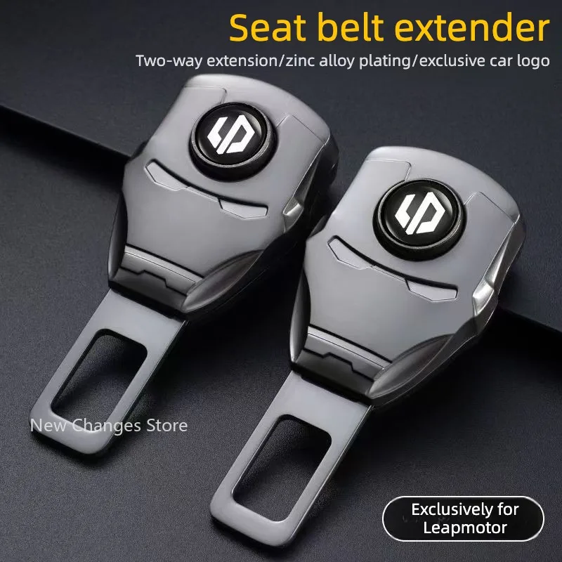 

For Leapmotor B10 C01 T03 All Series Car Seat Belt Clip Extension Plug Car Safety Seat Lock Buckle Modify Accessories