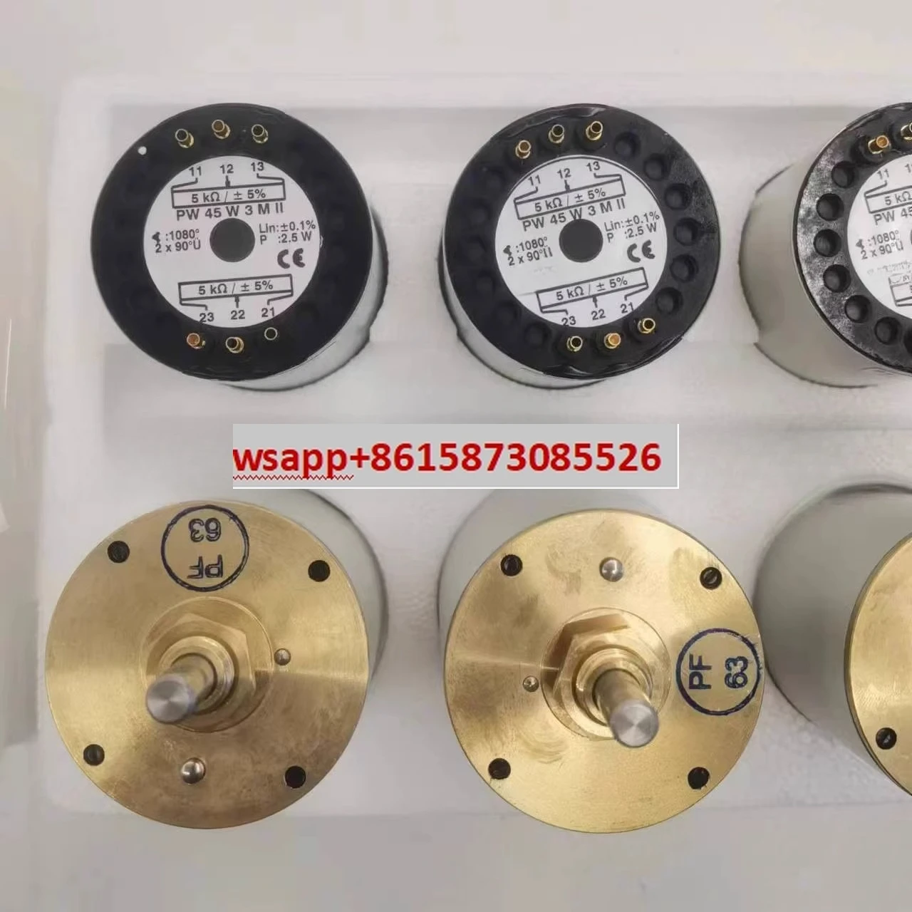 Точечная поставка марки PW45W3 (5к Ом± 5%/1080 ° ) однослойный прецизионный потенциометр