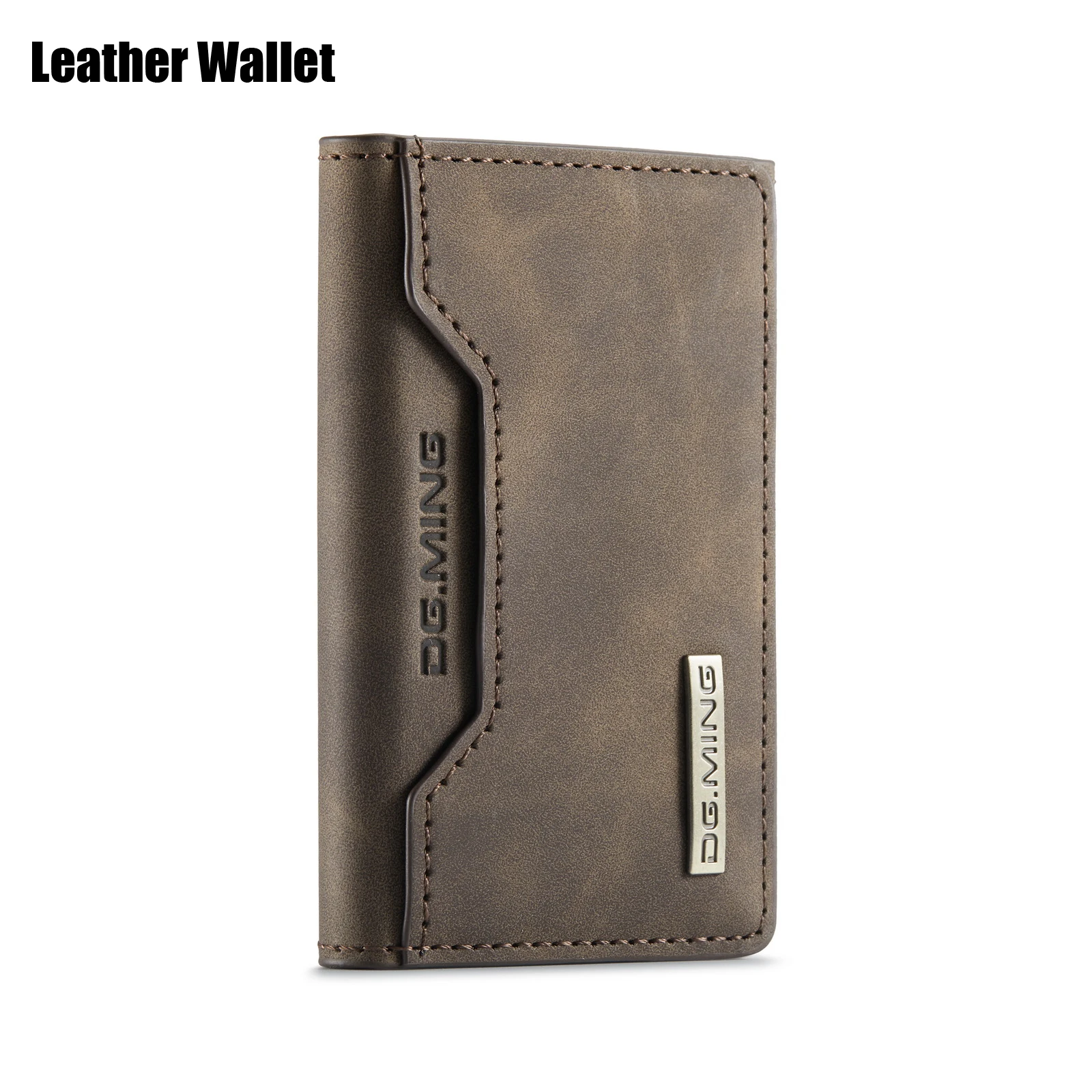 DG.MING 2In1 Detachable Wallet+Basic Case,Magnetic Leather Wallet Phone Case for iPhone 16 15 14 13 12 Pro Max Plus SE 2020-22