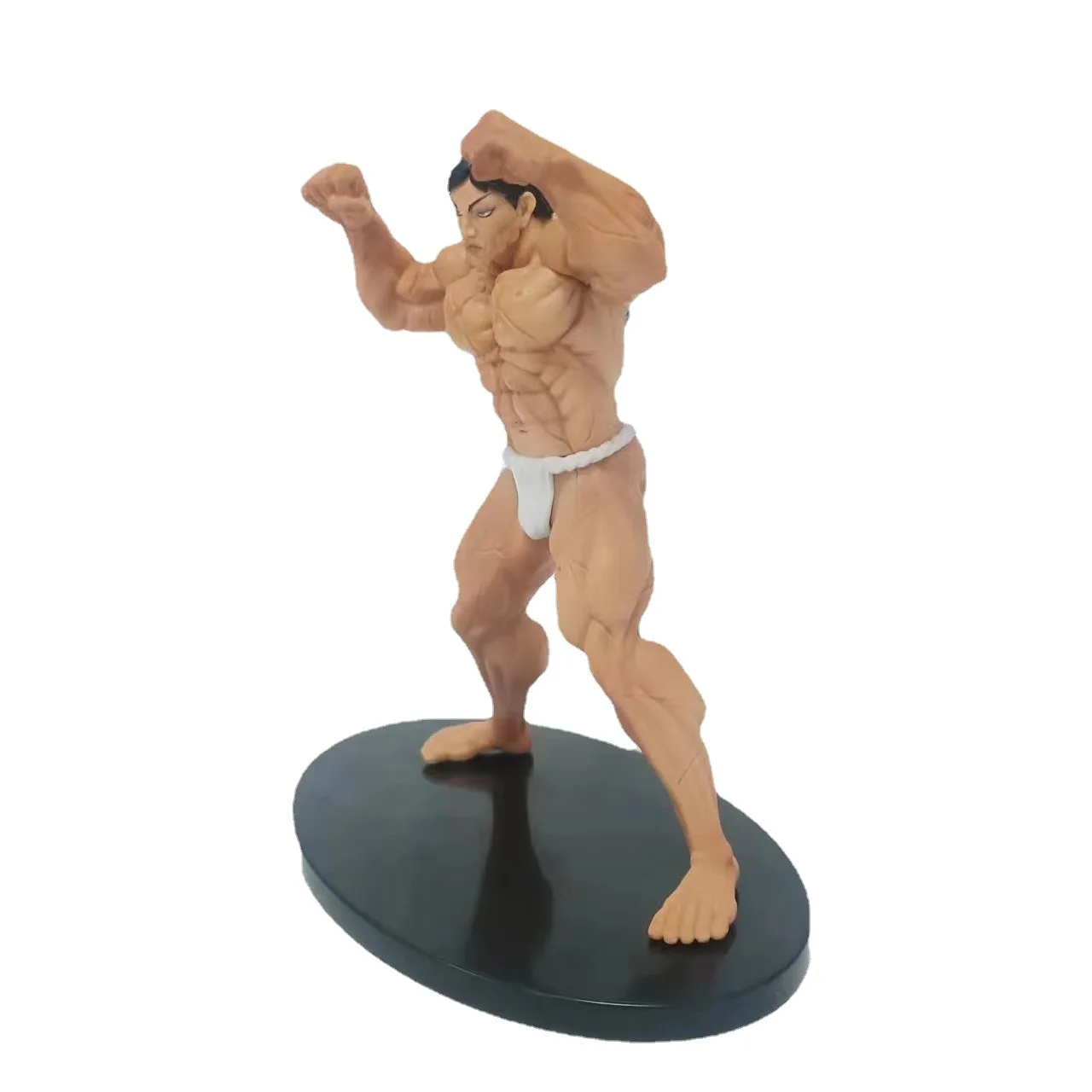 Hanma Baki 18cm Hanamama Kaoru Figure Muscle Ghost Back Fighting Anime Figurine Ornaments Model Doll Gift