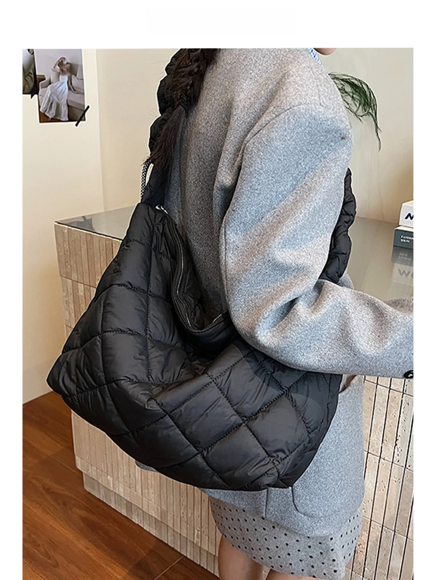 

Повседневная шикарная женская сумка-тоут Bla, новинка 202, осень-зима, пригородная сумка через плечо, большая сумка Capaci с мягкой ручкой