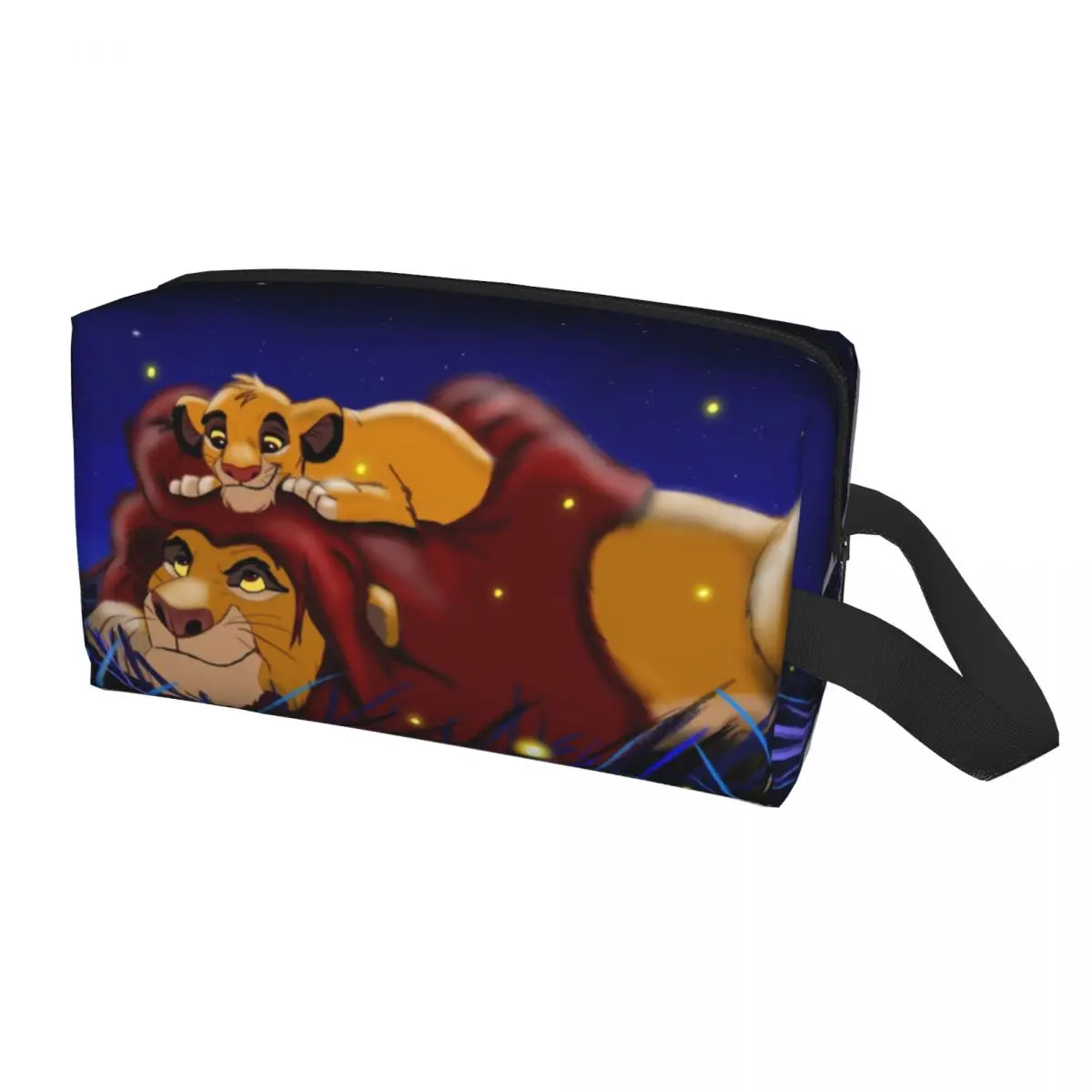 

Custom Travel The Lion King Toiletry Bag Kawaii Movie Cartoon Cosmetic Makeup Organizer Women Beauty Storage Dopp Kit Case