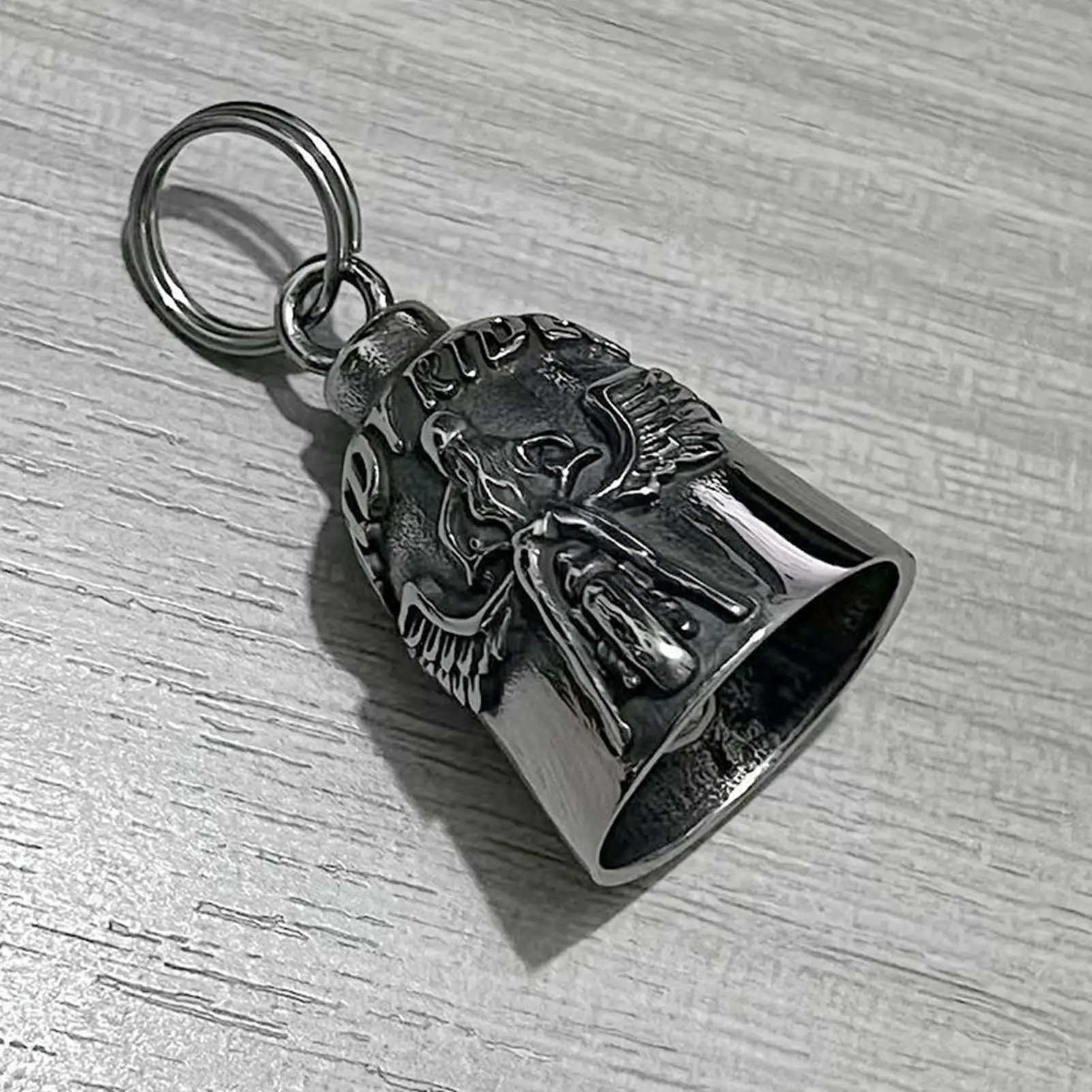 

Bell For Motorcycle Stainless Steel Protective Motorcycle Bell Decoration For Cycling For Long-Distance Touring Cruising