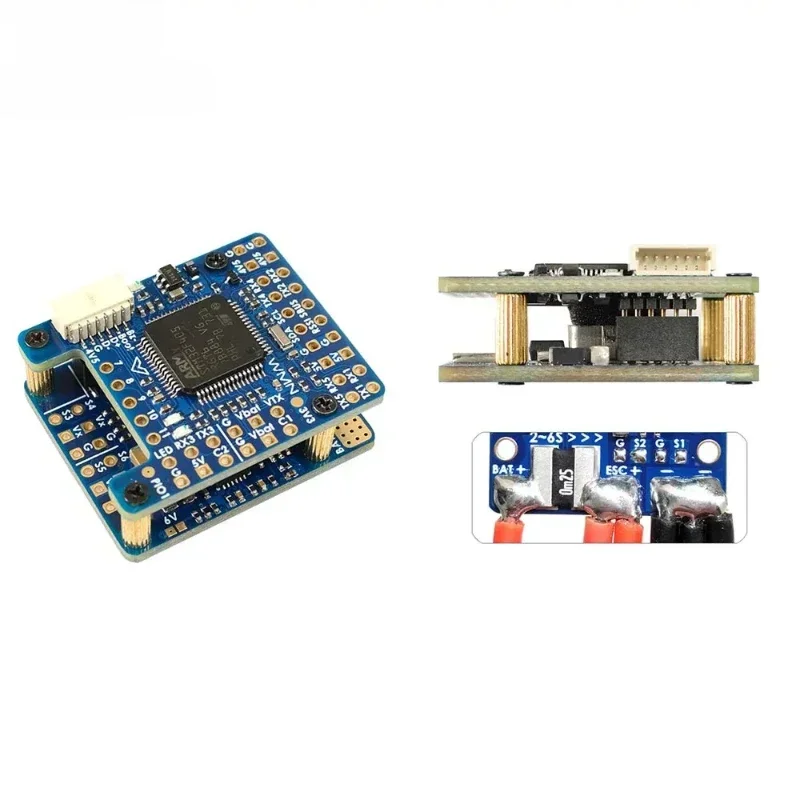 for MATEK F405-WMN F405-WMO Flight Controller W/ Baro OSD Blackbox 132A Current Sense 2-6S LIPO for RC FPV Multirotor Airplanes