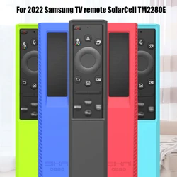 Silicone Case for Samsung 2022 QLED TV BN59-01385B Solar Cell One Remote Dustproof Cover for BN59-01385A BN59-01390A TM2280E