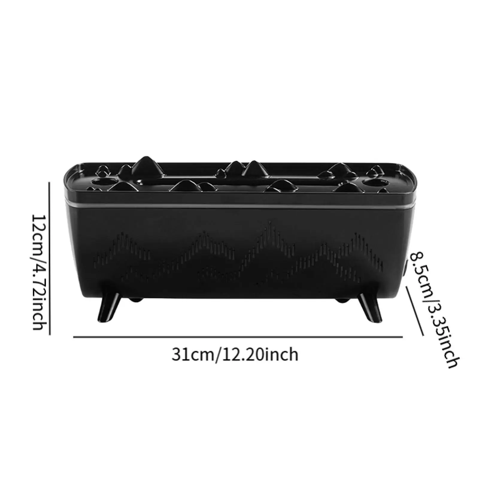 Humidificador difusor de llama con protección de apagado automático sin agua, máquina de Aroma silenciosa, difusor de Aroma con Control remoto de llama de 3 colores