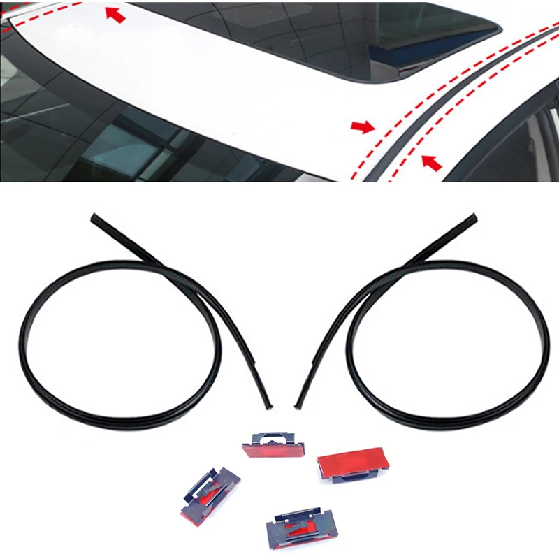 

Roof Drip Finish Moulding Seal Strip For TOYOTA YARIS VITZ VIOS Hatchback NCP90 ZSP91 2009-2011 With Free Clips Fasteners